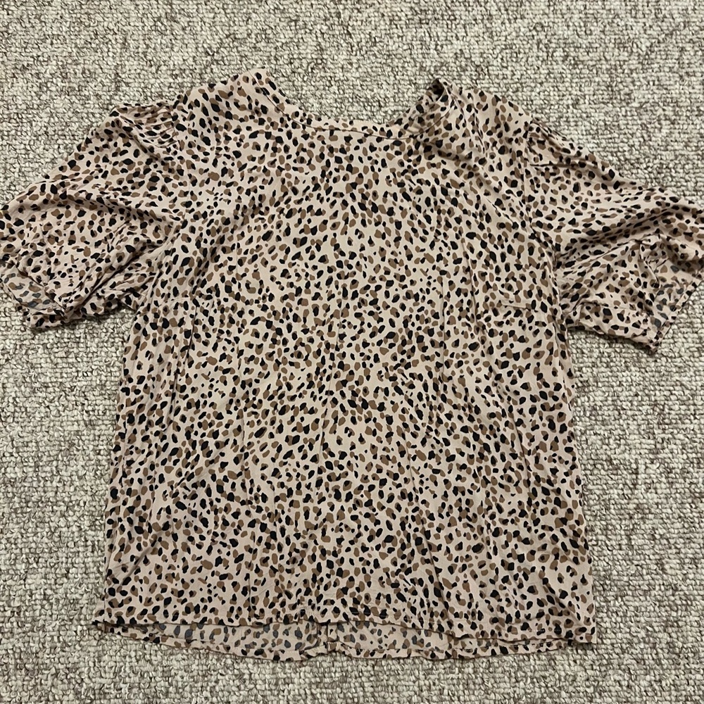 Leopard print blouse Abercrombie & Fitch